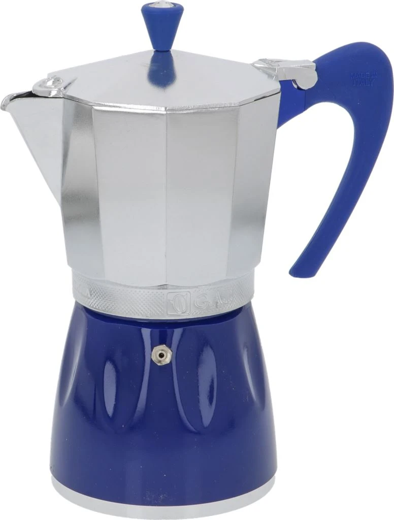 G.A.T. Moka Delizia 9-Cup Moka Pot - Blue