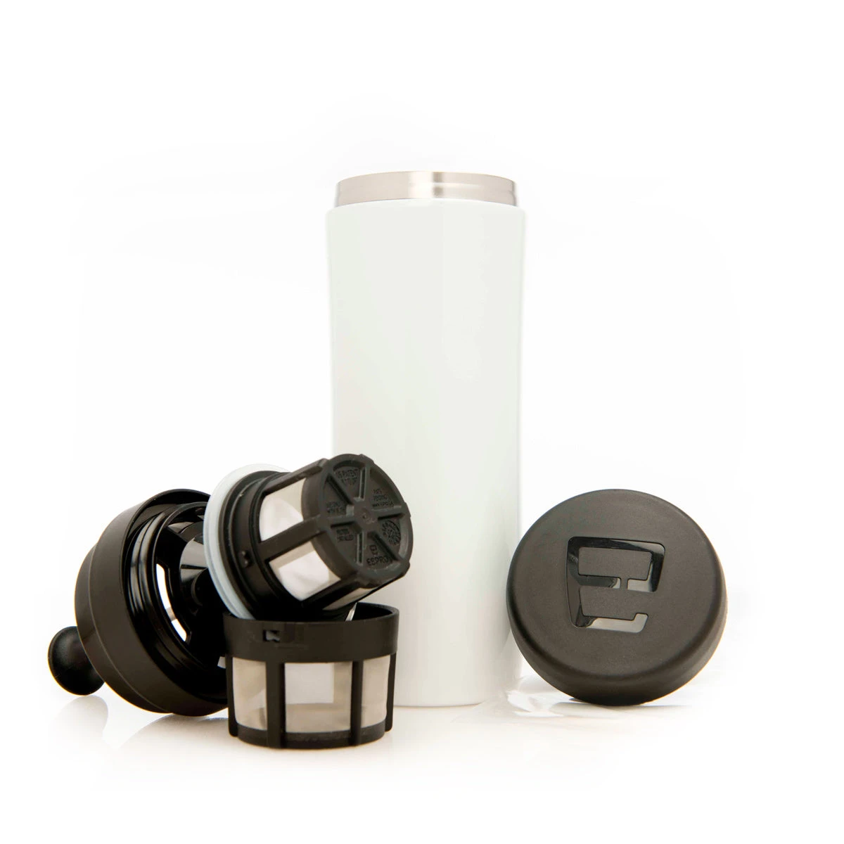 Espro P1 Travel Press For Coffee - White - Image 3