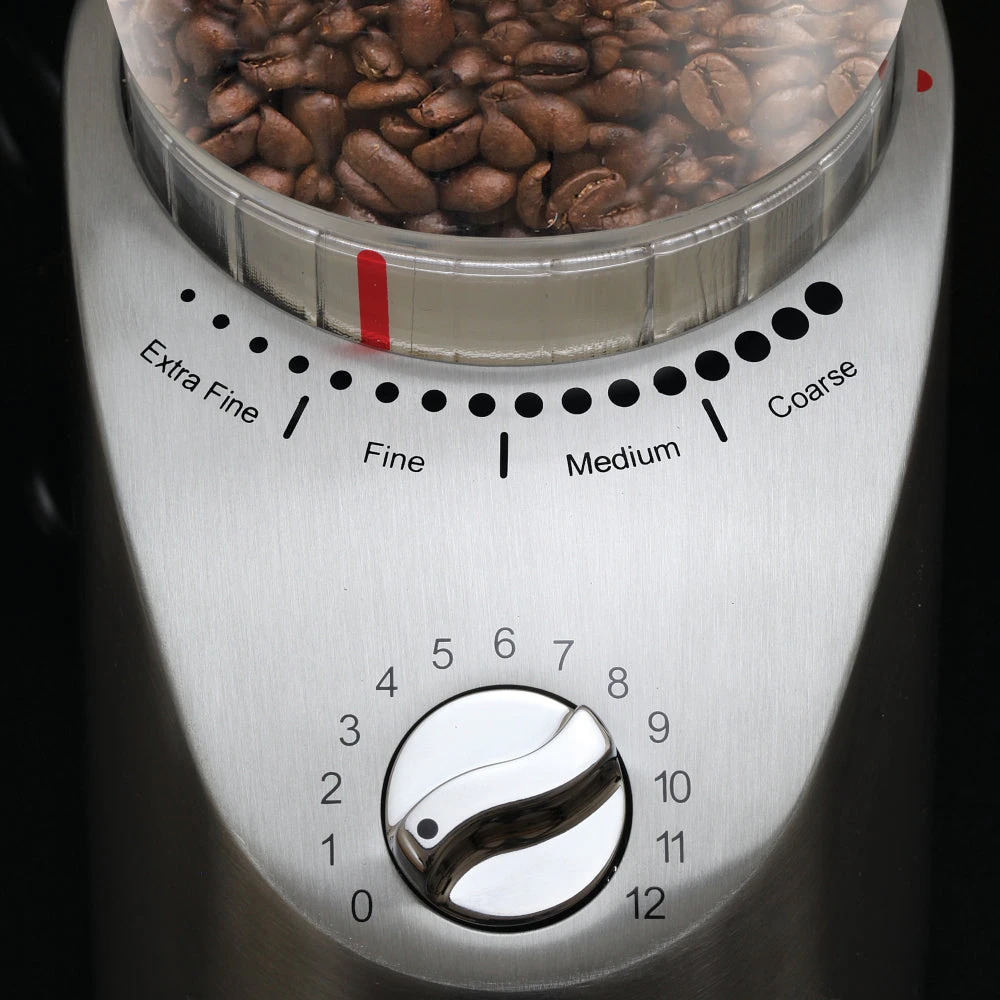Capresso Infinity Plus Conical Burr Coffee Grinder In Metal - Image 4