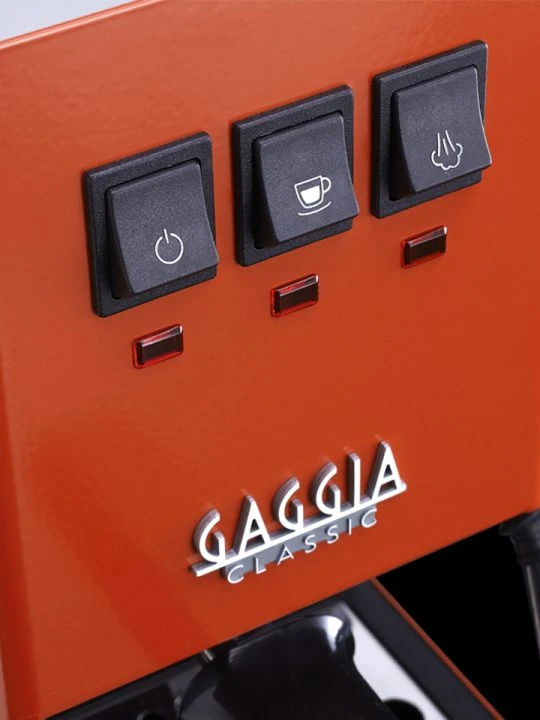 Gaggia Classic Pro Espresso Machine In Lobster Red - Image 2