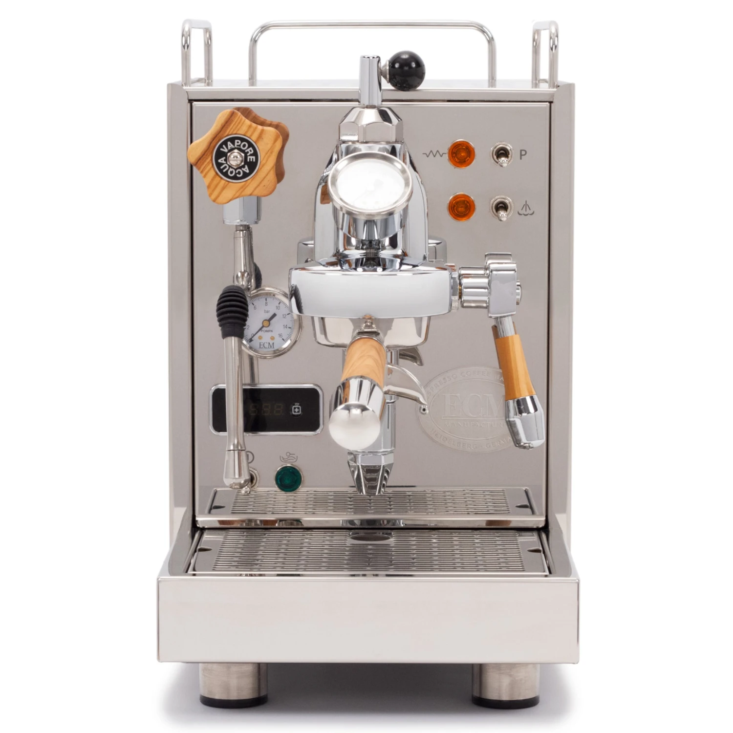 ECM Classika PID Espresso Machine With Flow Control - Olive Wood - Image 2