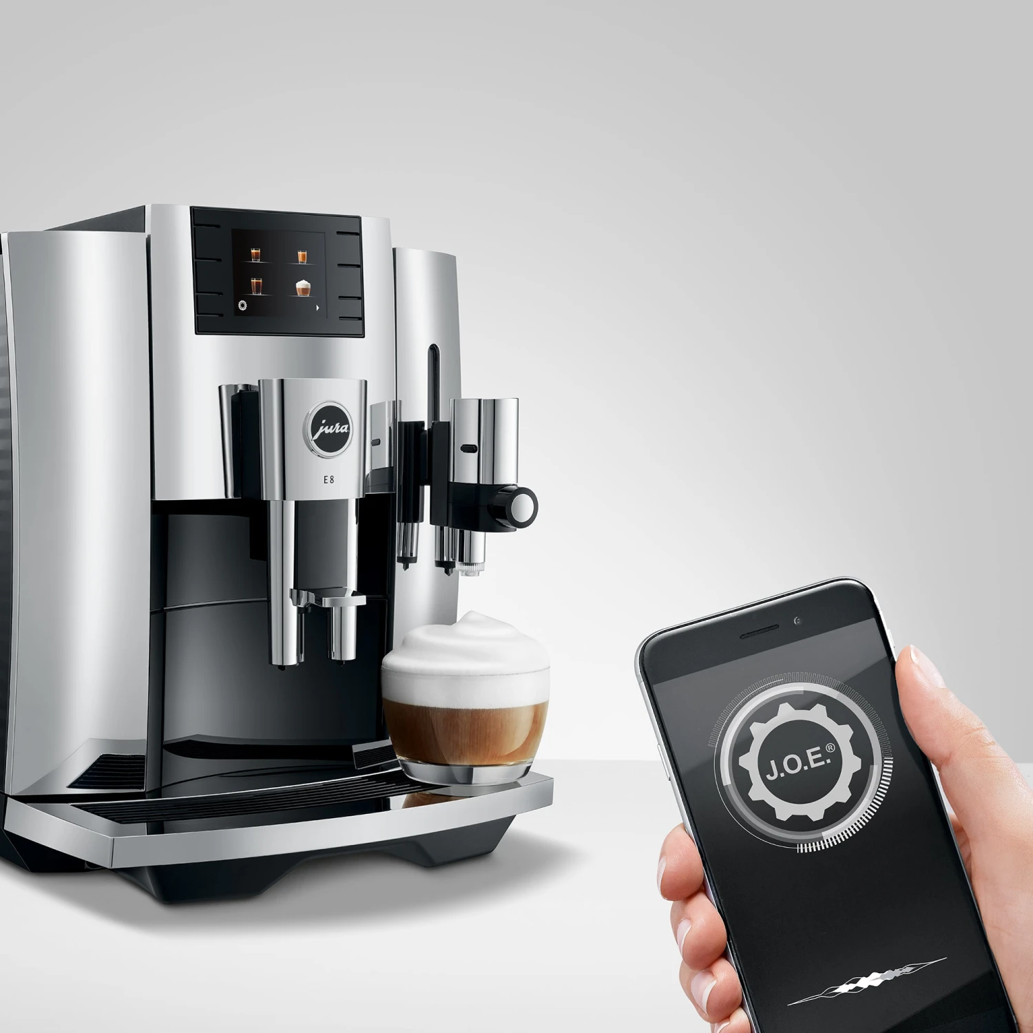JURA E8 Espresso Machine - Chrome (NAA) - Image 11