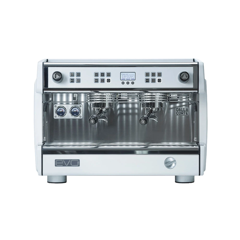 Dalla Corte Evo 2 Espresso Machine - 2-Group Arctic White