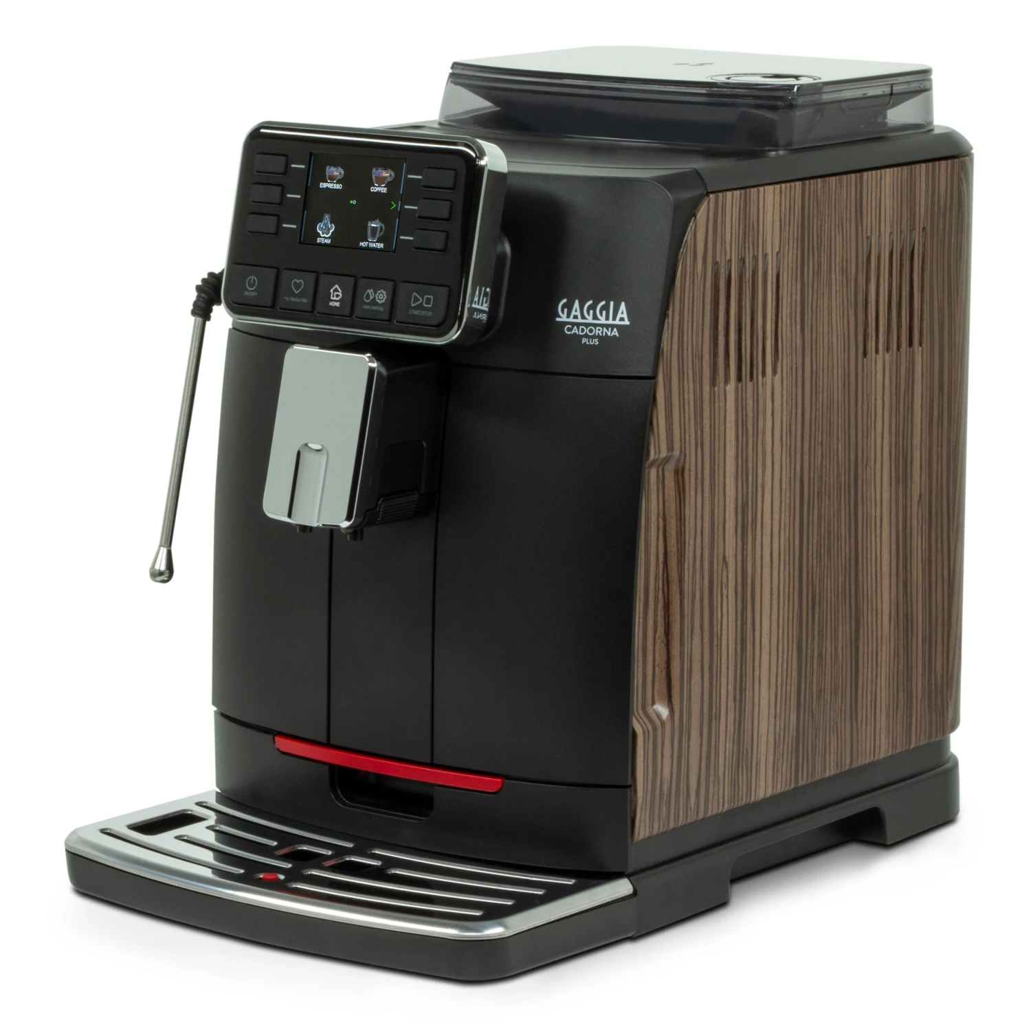 Gaggia Cadorna Barista Plus Automatic Espresso Machine - Zebrano Grain - Image 3