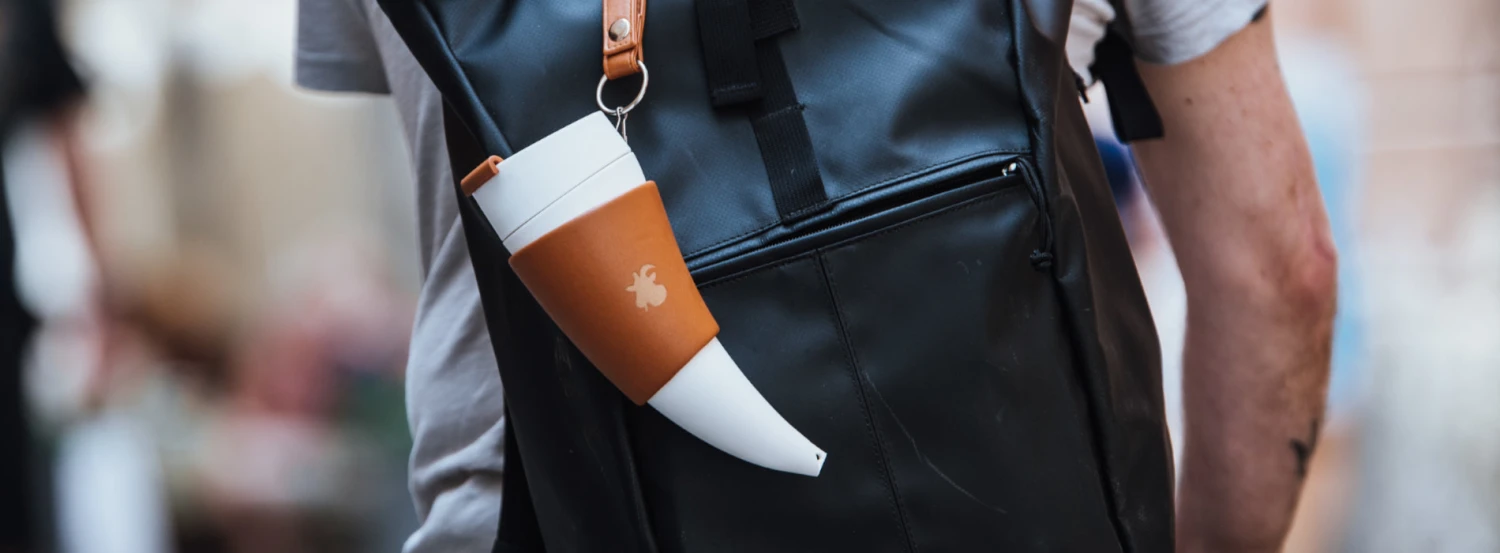 Goat Story Brown Leather Goat Mug 12oz - Image 3