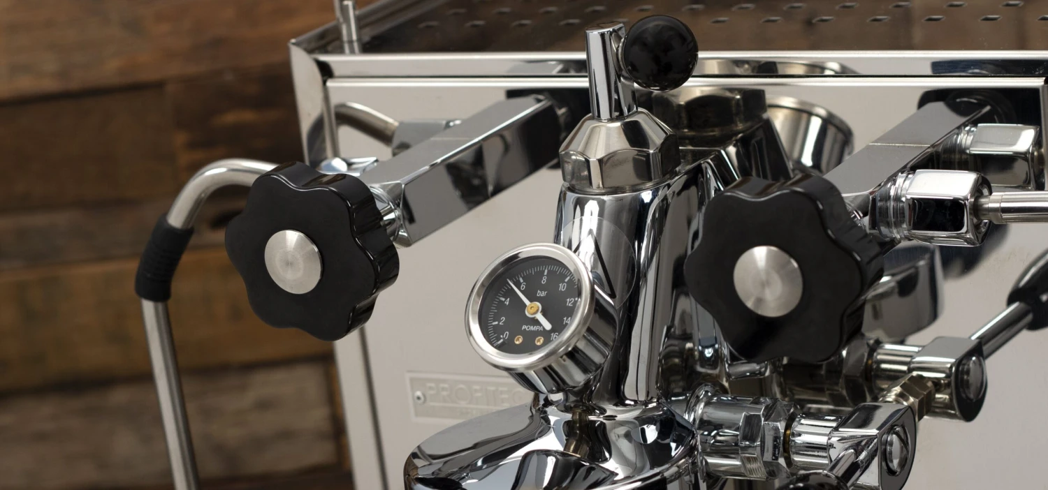 Profitec Pro 600 Dual Boiler Espresso Machine With Flow Control - Wenge Quarter Cut - Image 9
