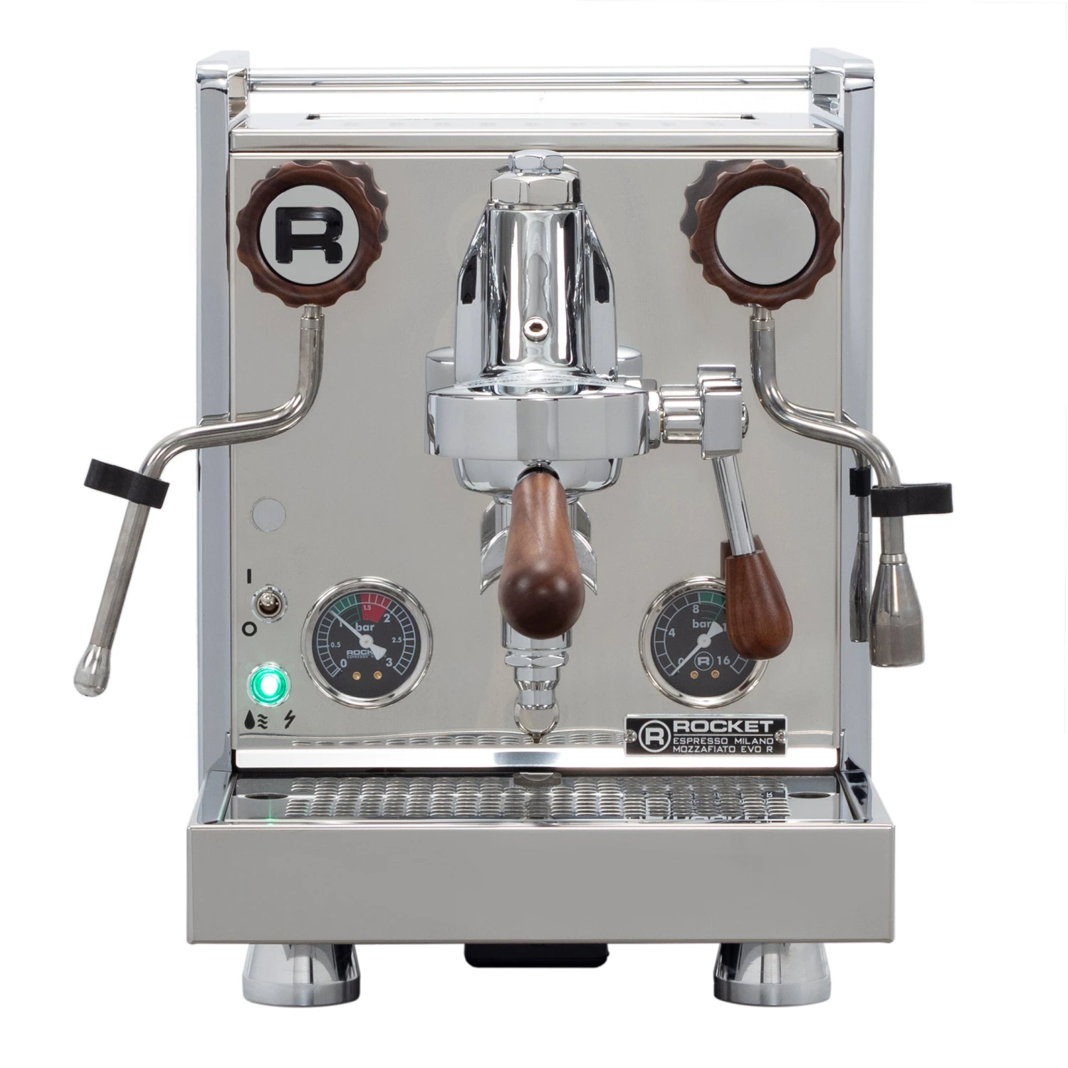 Rocket Espresso Mozzafiato Cronometro R Espresso Machine - Walnut Accents - Image 2
