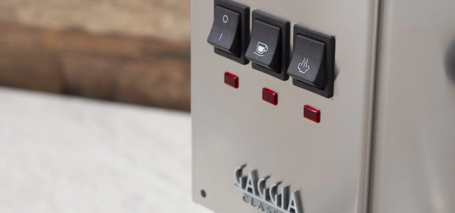 Gaggia Classic Pro In Stainless Steel - Zebra Wood - Image 13