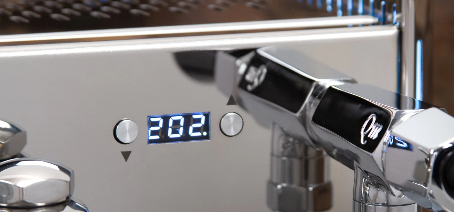 Quick Mill Vetrano Design Espresso Machine With Flow Control - Walnut Accents - Image 10