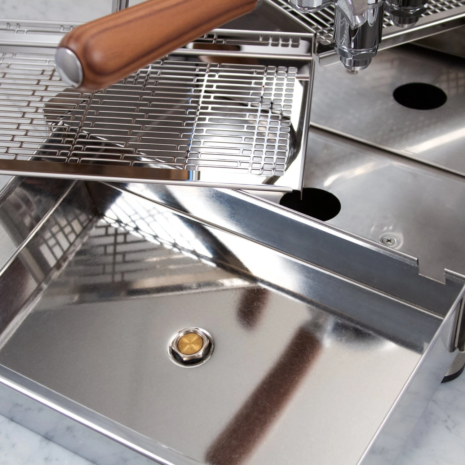 Quick Mill Vetrano Design Espresso Machine With Flow Control - Walnut Accents - Image 6