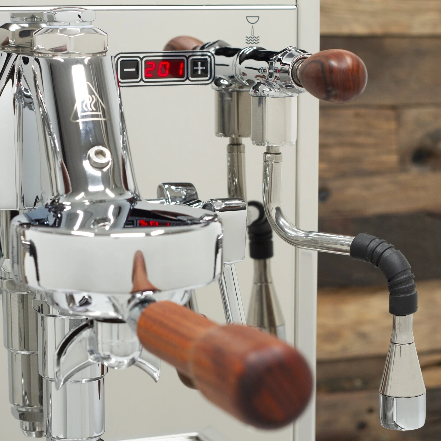 Bezzera Magica PID Espresso Machine With Flow Control - Rosewood - Image 6