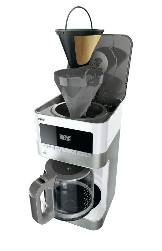 Braun KF6050WH BrewSense Coffee Maker In White - Image 3