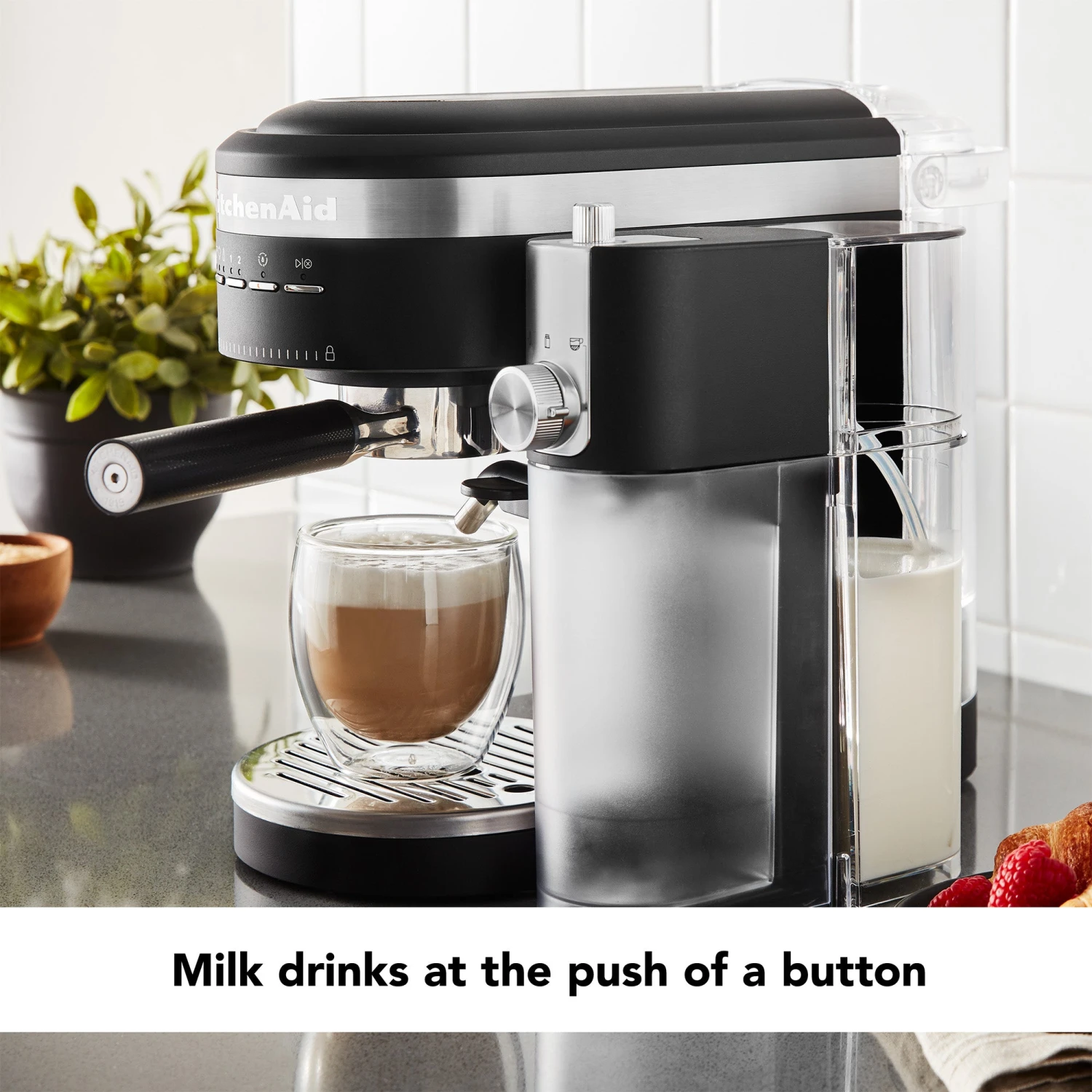 KitchenAid® Automatic Milk Frother Attachment - Matte Black - Image 4
