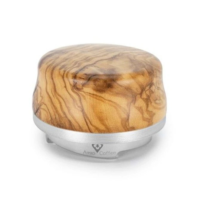 Asso Coffee The Jack Wood Handle Leveler - 58.5mm Olive Wood