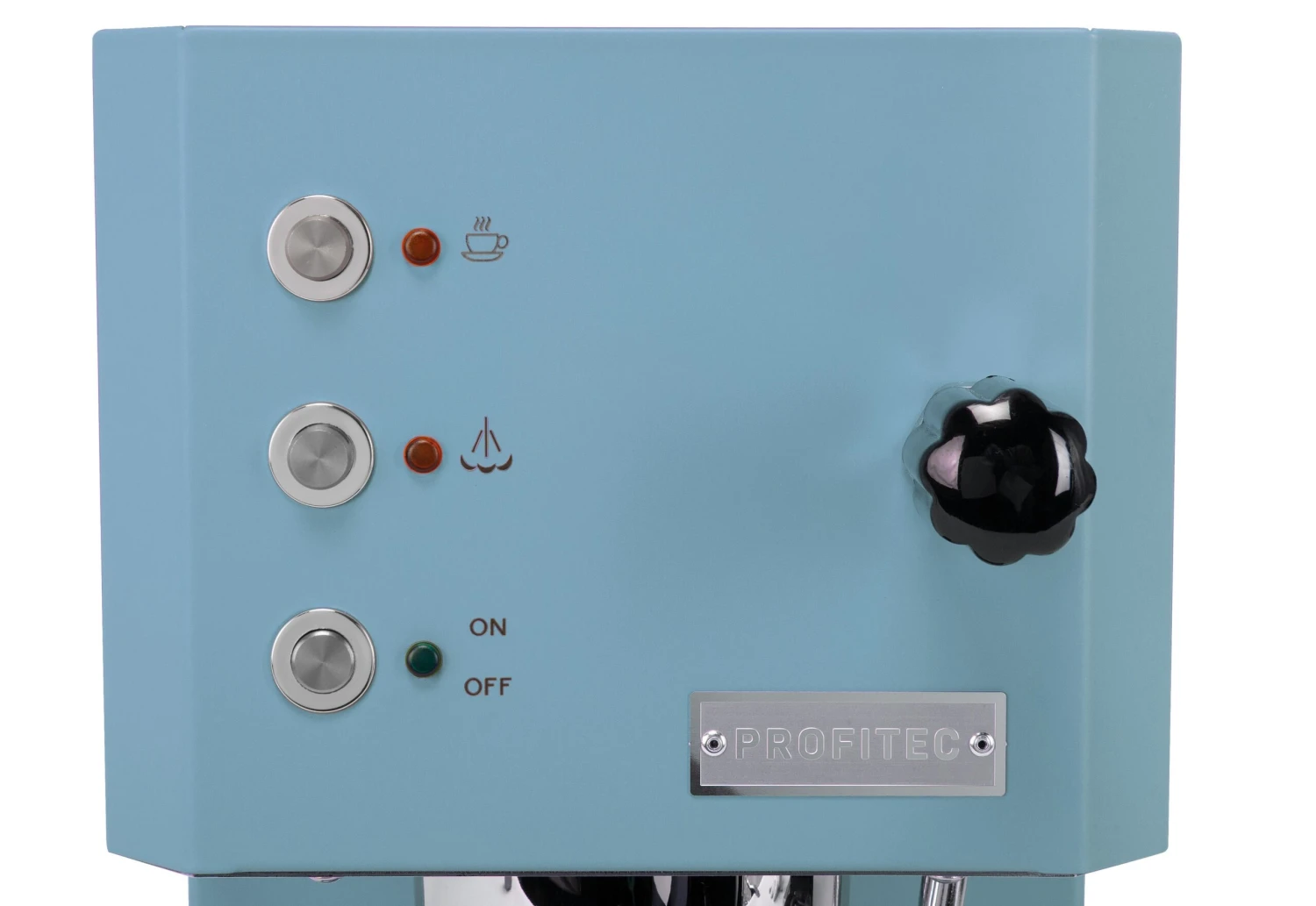 Profitec GO Espresso Machine - Blue With Blackened Oak - Image 4