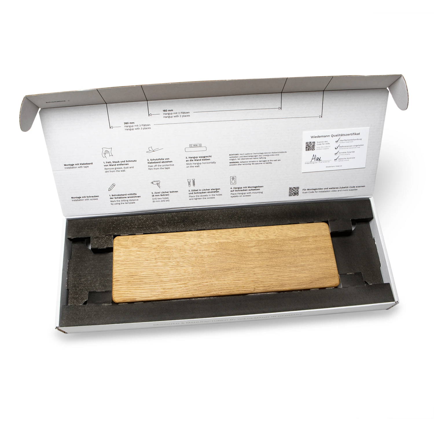 Wiedemann Hangup 3pc Equipment Rack - Oak - Image 5