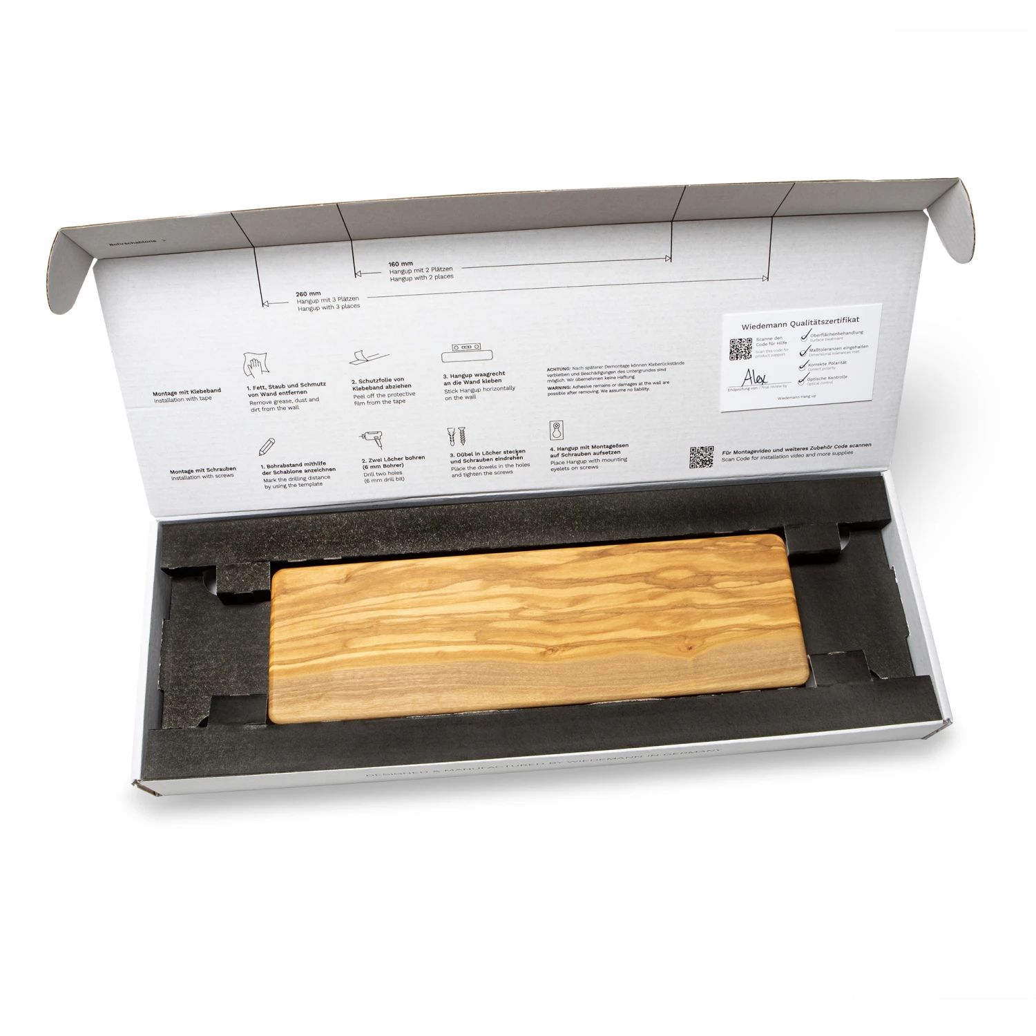 Wiedemann Hangup 3pc Equipment Rack - Olive Wood - Image 6