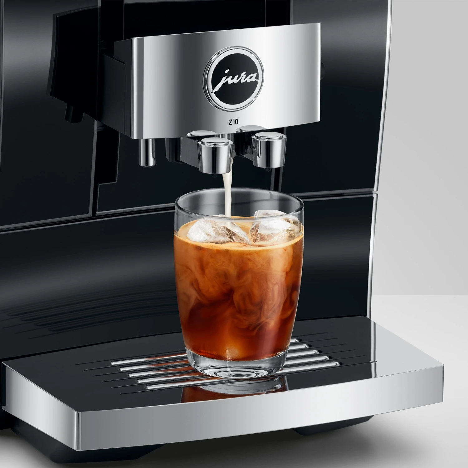 JURA Z10 Super-Automatic Espresso Machine In Diamond Black - Image 8
