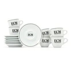 Set Of 6 ECM Cappuccino Cups And Saucers